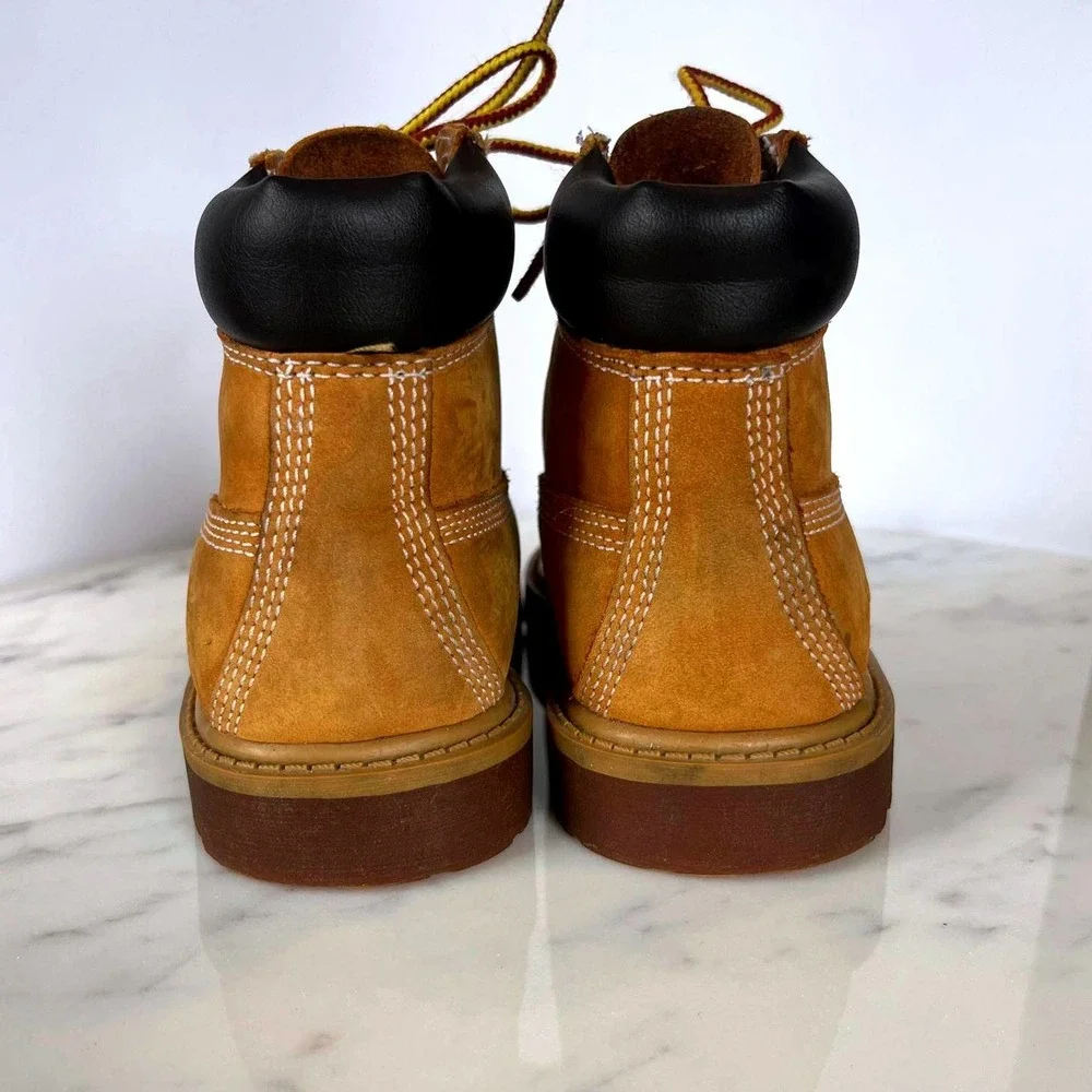 Timberland Toddler's Premium 6-Inch Waterproof Boots Wheat Nubuck Sz 11T‎ 12809M